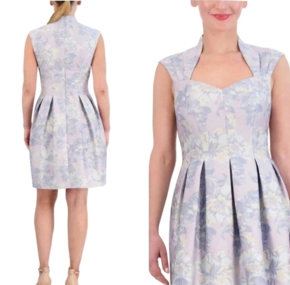 New vince camuto lavander floral short dress xl